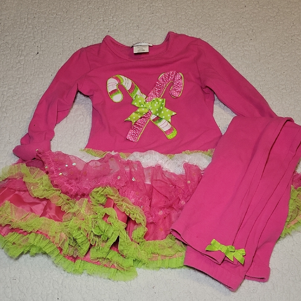 Pink and Green Candy Cane Kids Set